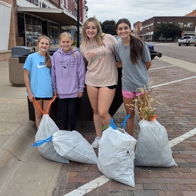 Clean- Up around the square