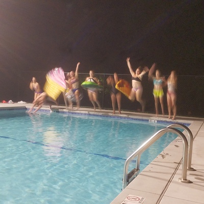 Night swim!