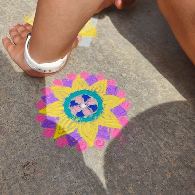 Sand mandalas