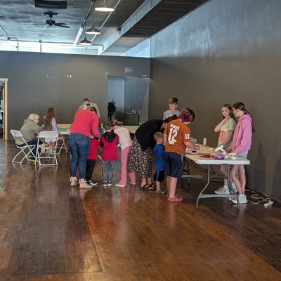 Donuts with Grown-Ups Event