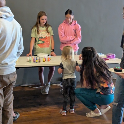 Donuts with Grown-Ups Event