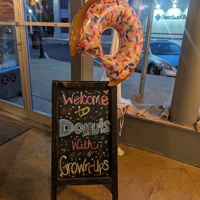 Donuts with Grown-Ups Event
